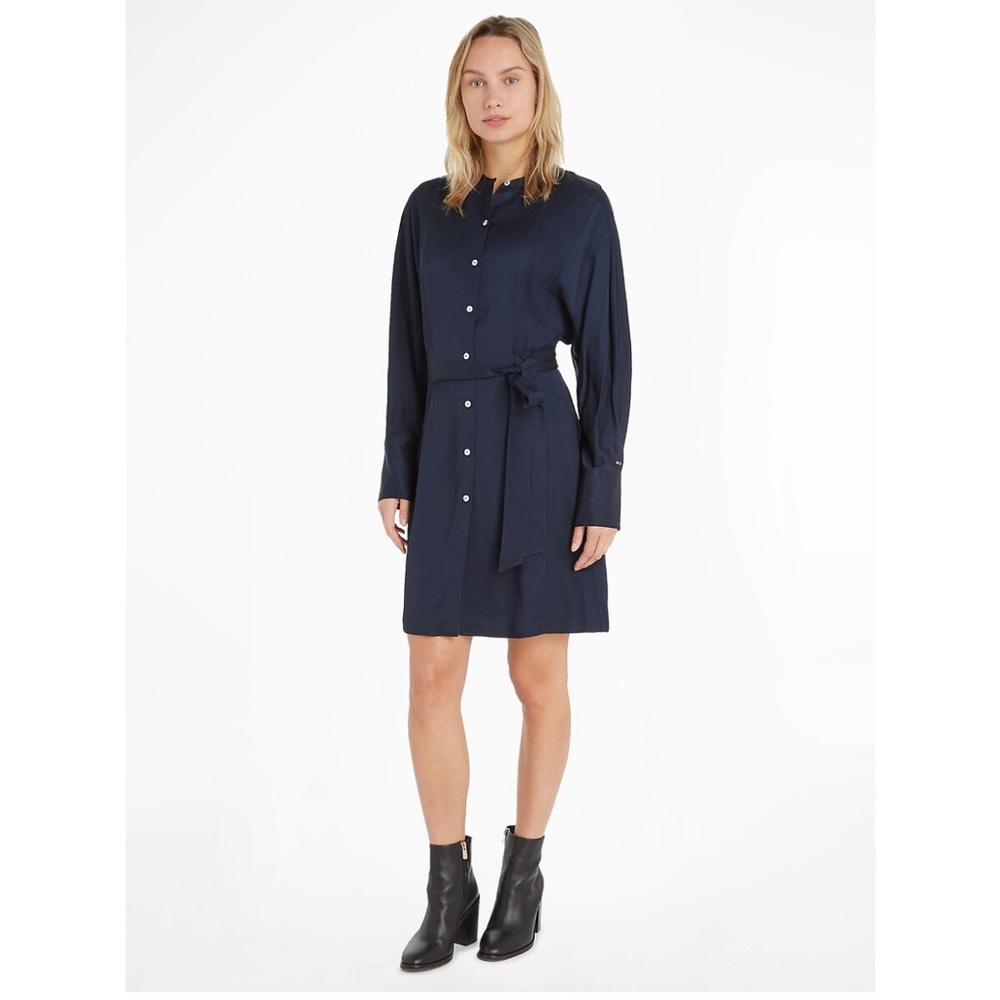 Tommy Hilfiger Navy Blue Button Down Dress